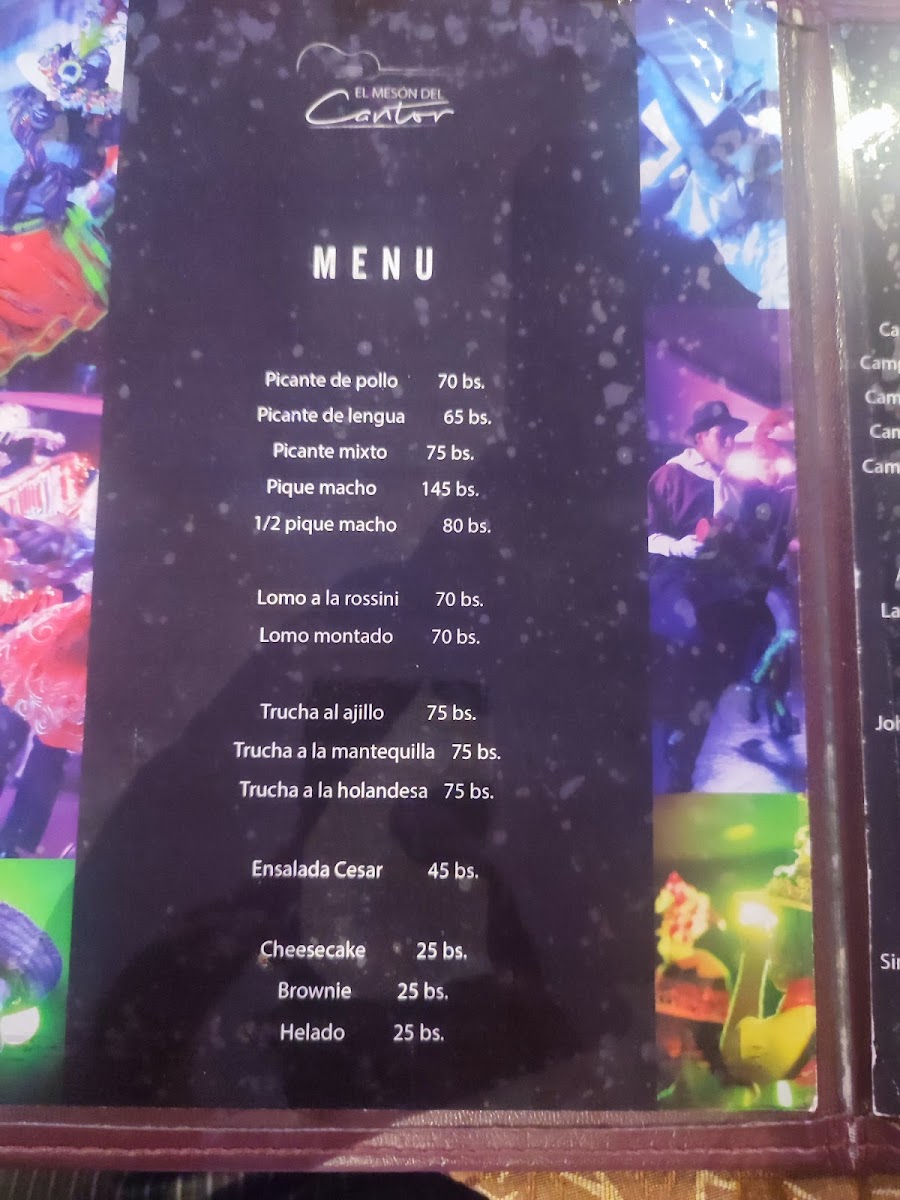 Menu El Meson Del Cantor-4